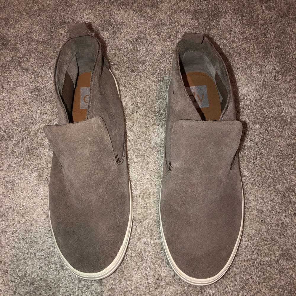 Dolce Vita leather high top slip on shoes